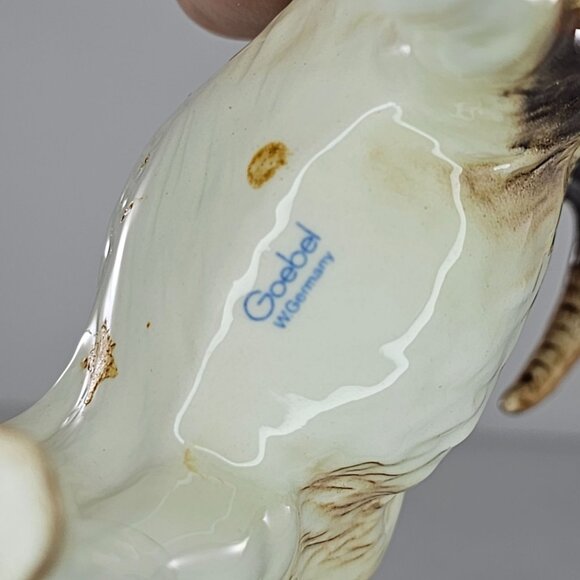 Vintage Goebel West Germany Ceramic Nanny Goat Figurine *Repaired Leg* - Picture 6 of 10